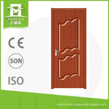 2017 latest design PVC wood door from China